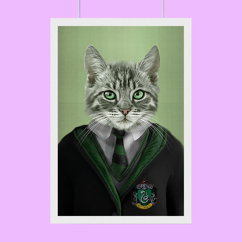Harry Potter SLYTHERIN - Custom Pet Portrait